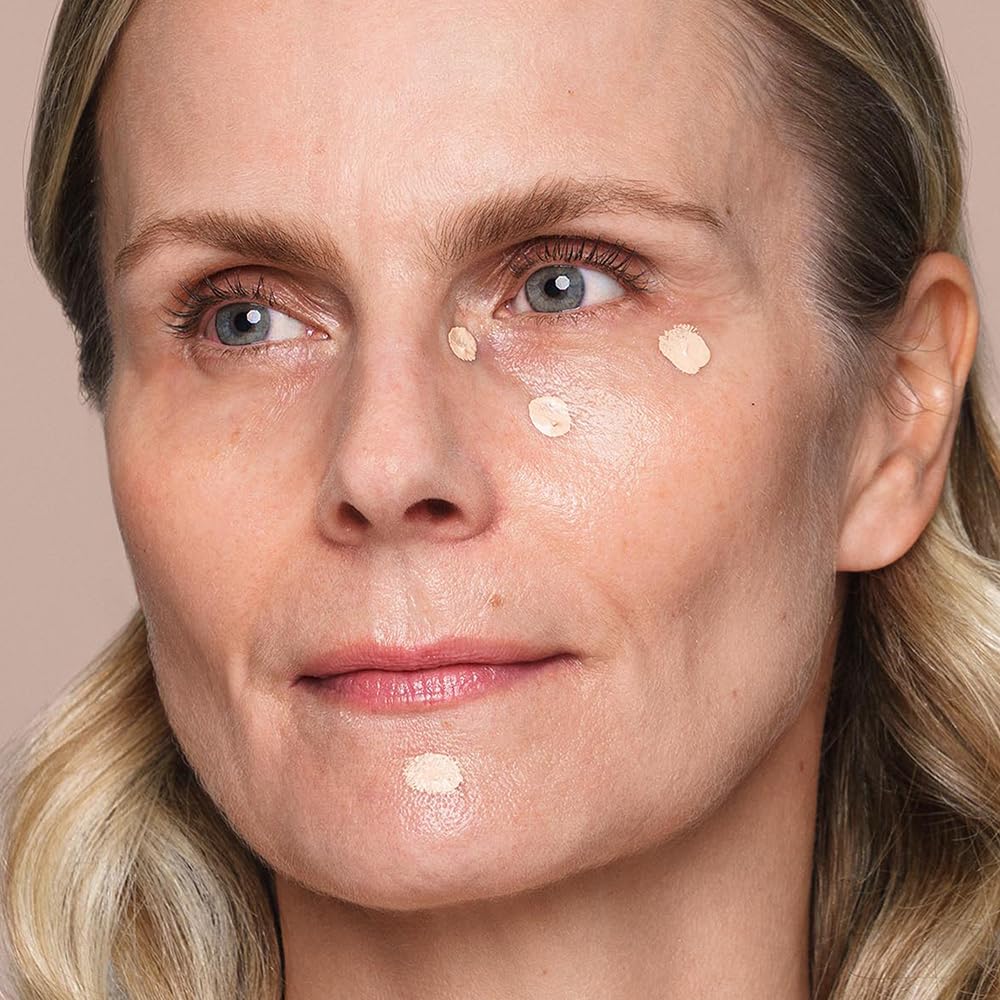 Jouer Essential High Coverage Liquid Concealer - Brightening Concealer - Color Corrector for Under Eye Dark Circles, Spot Coverage, and Eye Primer - Soft Matte Finish, Snow