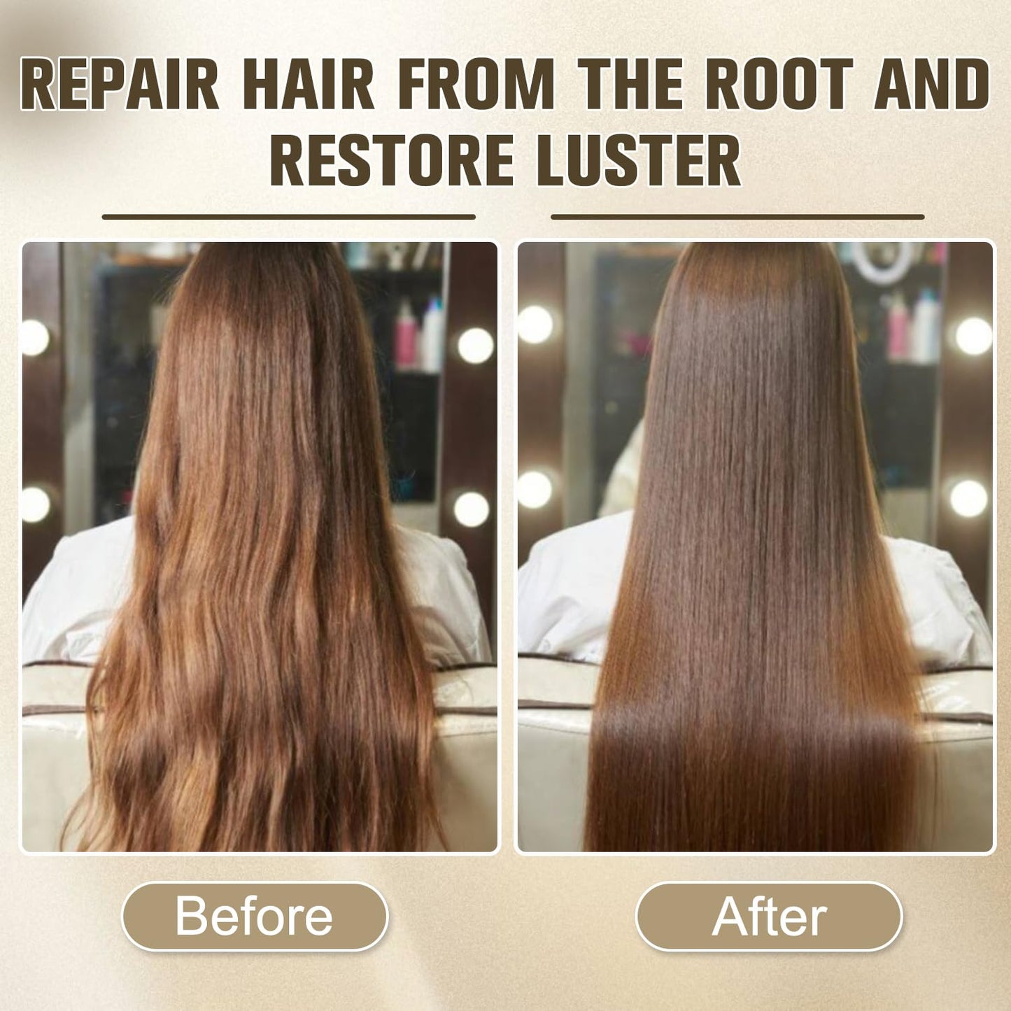 8s Revitalizes Hot Dyeing Damaged Hair,Keratin Hair Mask Deep Conditioner,Instantly Smooths Frizz,Repair for Dry Damaged Hair,Perm And Dye Repair Conditioner-70ml