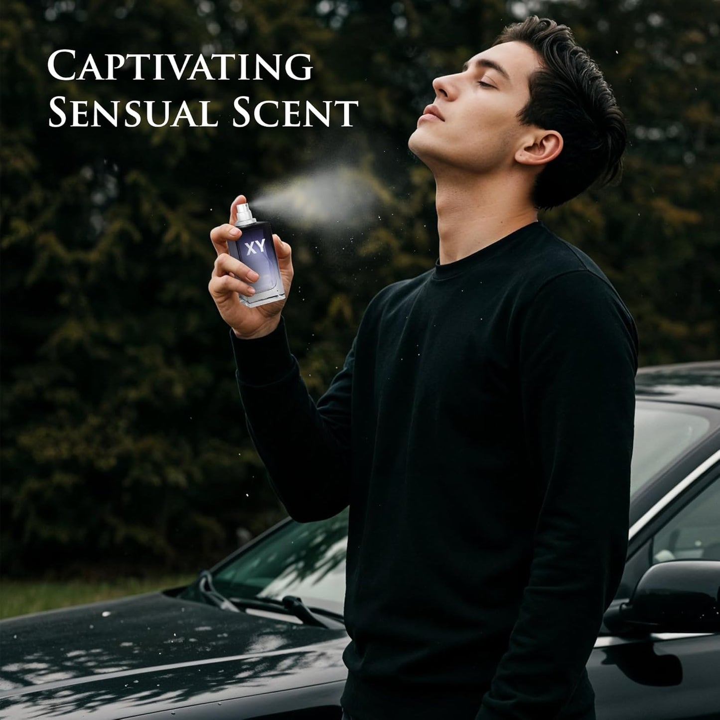 XY for Men - Aromatic Fougere Fragrance - Top Notes of Apple, Ginger & Bergamot Mix with Sage & Juniper Berries - Base Scent of Tonka bean, Amberwood & Olibanum - Elegant 100ml Bottle, Parfume Men