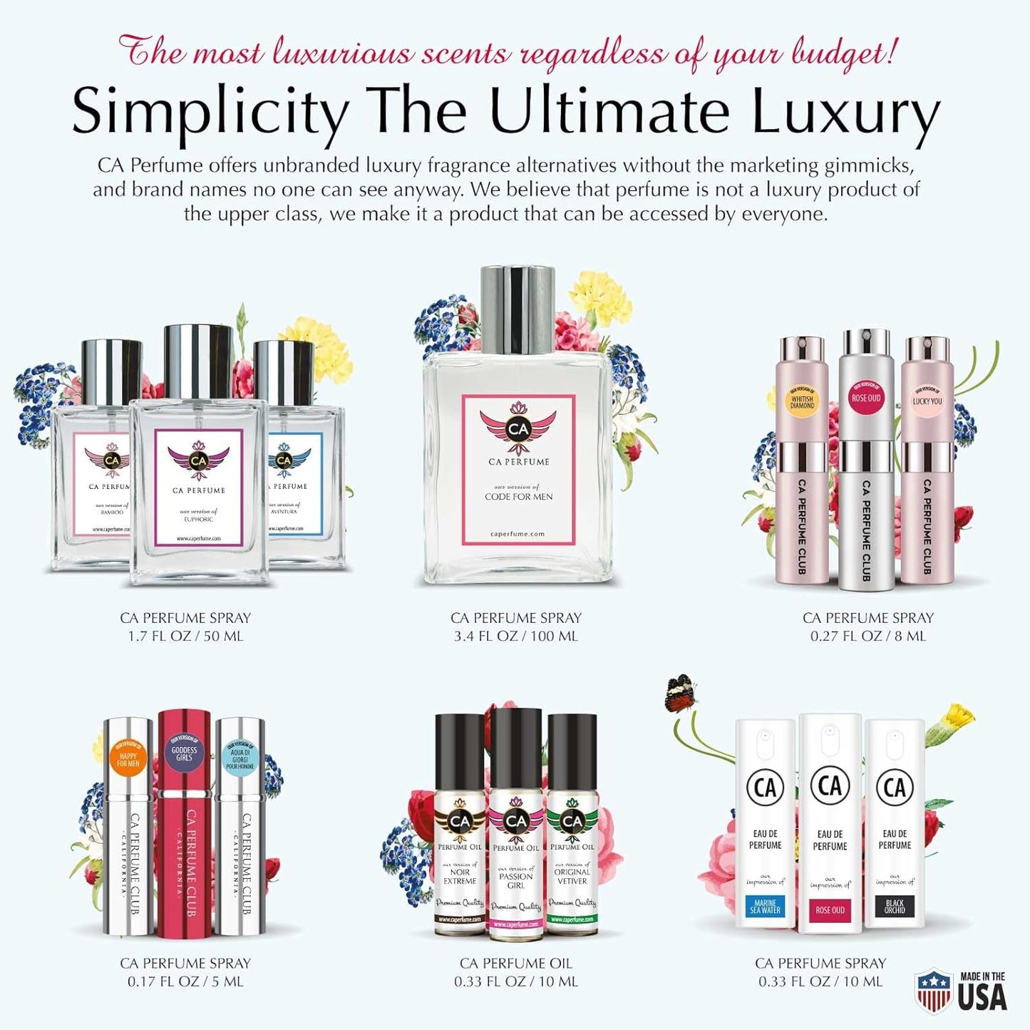 CA Perfume Impression of Crush 68 for Women Eau De Parfum Floral Fruity Scent Long Lasting Perfumes for Women Travel Size TSA Ready for Day and Night Wear 0.33 Fl Oz 10ml