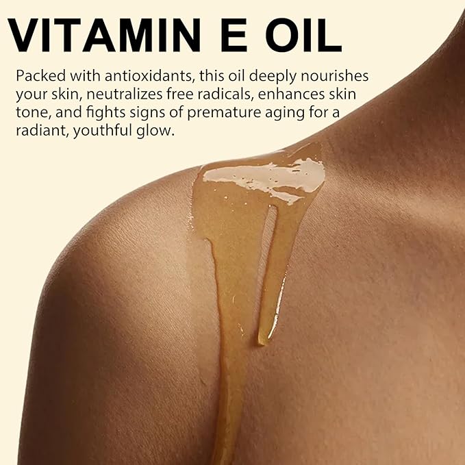 2Pack Vitamin E Oil, 75,000 IU - Scar Repair, Hydrates & Promotes Skin Elasticity, 2 Fl Oz for Face & Body, Natural Solution for Wrinkles, Stretch Marks, and Even Tone