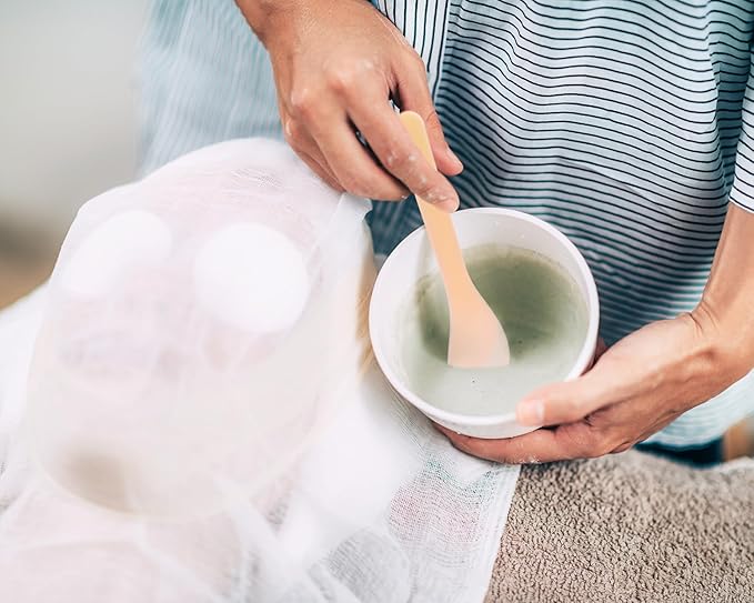 ONLYKXY 5pcs 5inch Plastic Beauty Spoon Facial Cream Brush Makeup Scoop Mud Reusable Cosmetic Dig Scoop Spatula Mask Tip for Lotions Moisturizers Home Salon DIY Facemask Mixing Sampling (Light Orange)