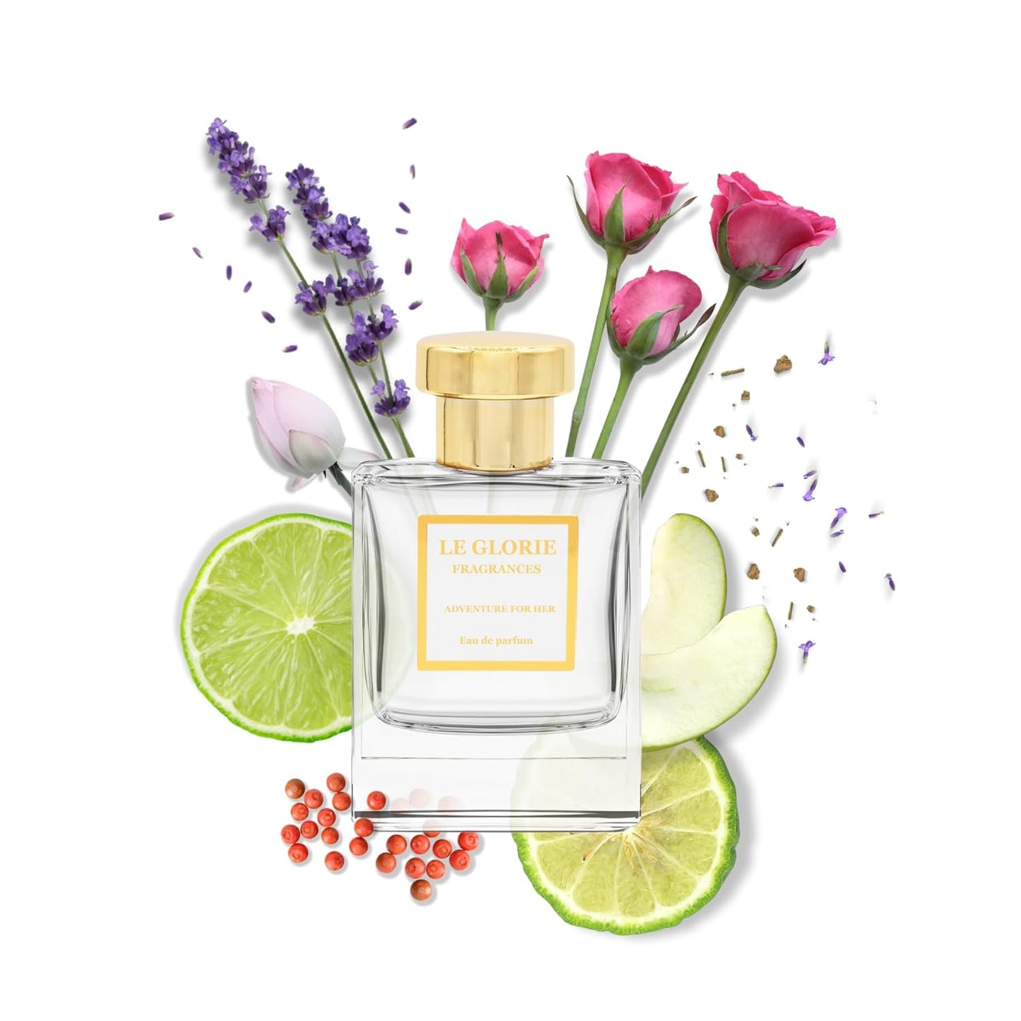 Inspired by Aventus for Her, Adventure for Her EDP, Long Lasting 12-14 Hours Perfume Spray for Men, Women, All Skin Types, Cruelty Free - 0.33 oz 10ml