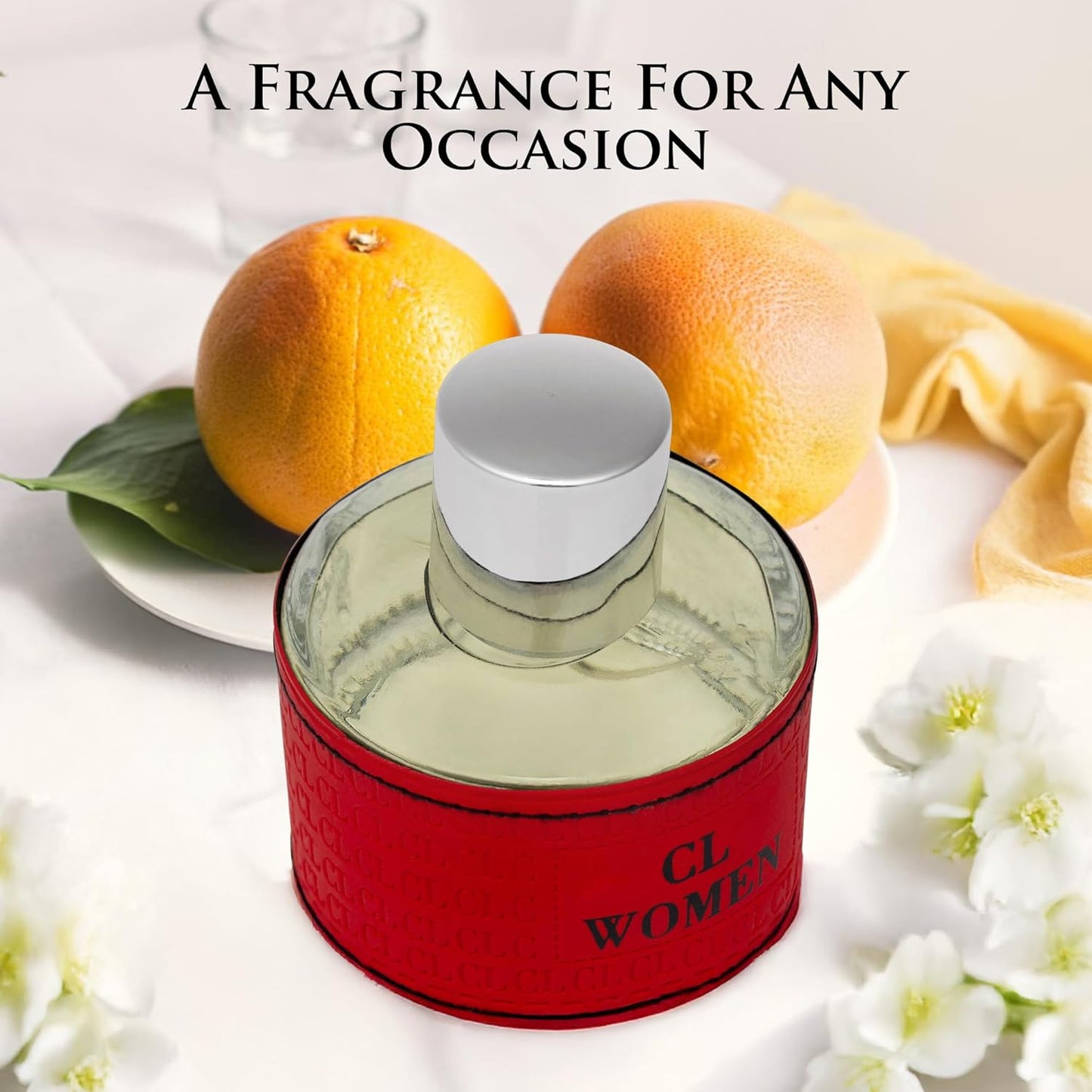 CL for Women Eau De Parfum- Oriental Floral Fragrance - Oriental Floral Fragrance - Top Notes of Amalfi Lemon, Bergamot & Grapefruit - Rose, Orange & Jasmine as Mid Scents - Elegant 100ml Bottle
