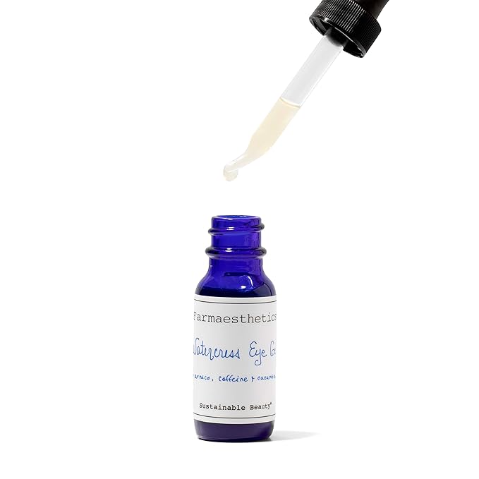 Farmaesthetics Watercress Eye Gel (.50 fl oz) | Ethically Sourced Sustainable Beauty | Clean, All Natural, Small Batch Skincare