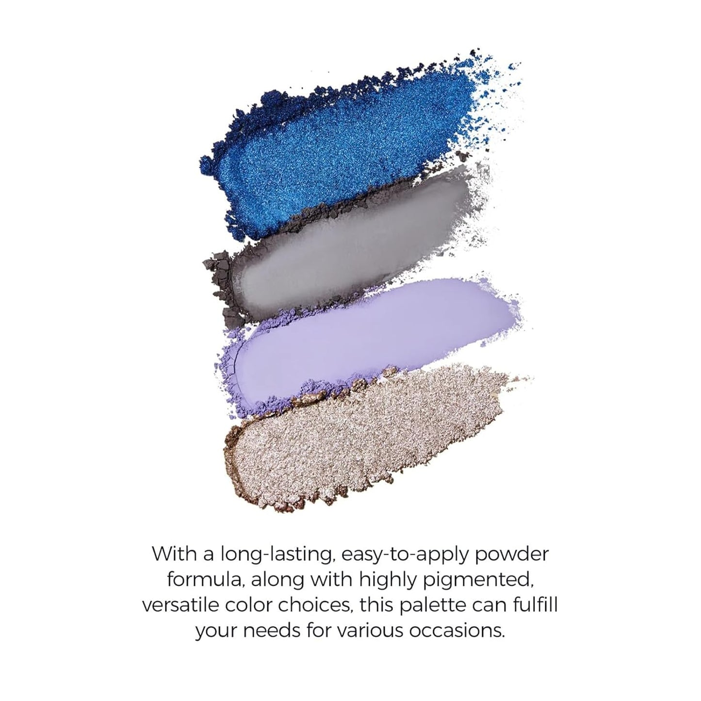 Flower Knows Little Angel 9-Color Halloween Eyeshadow Palette with 6 Matte+3 Shimmer Blue Shades,Long-lasting,Easy-to-apply & Highly Pigmented Goth Eye Shadow(02 Weeping Angel,0.37 Oz)