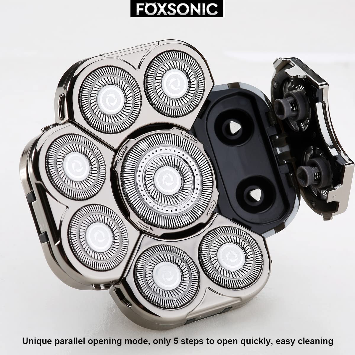 Upgraded 9 Blades Body & Head Shaver for Head Shaver Many Brands 9 Blades Replacement Shaver Head Blade 9 Heads Beard Electric Razor Shaver Head for Blad Men