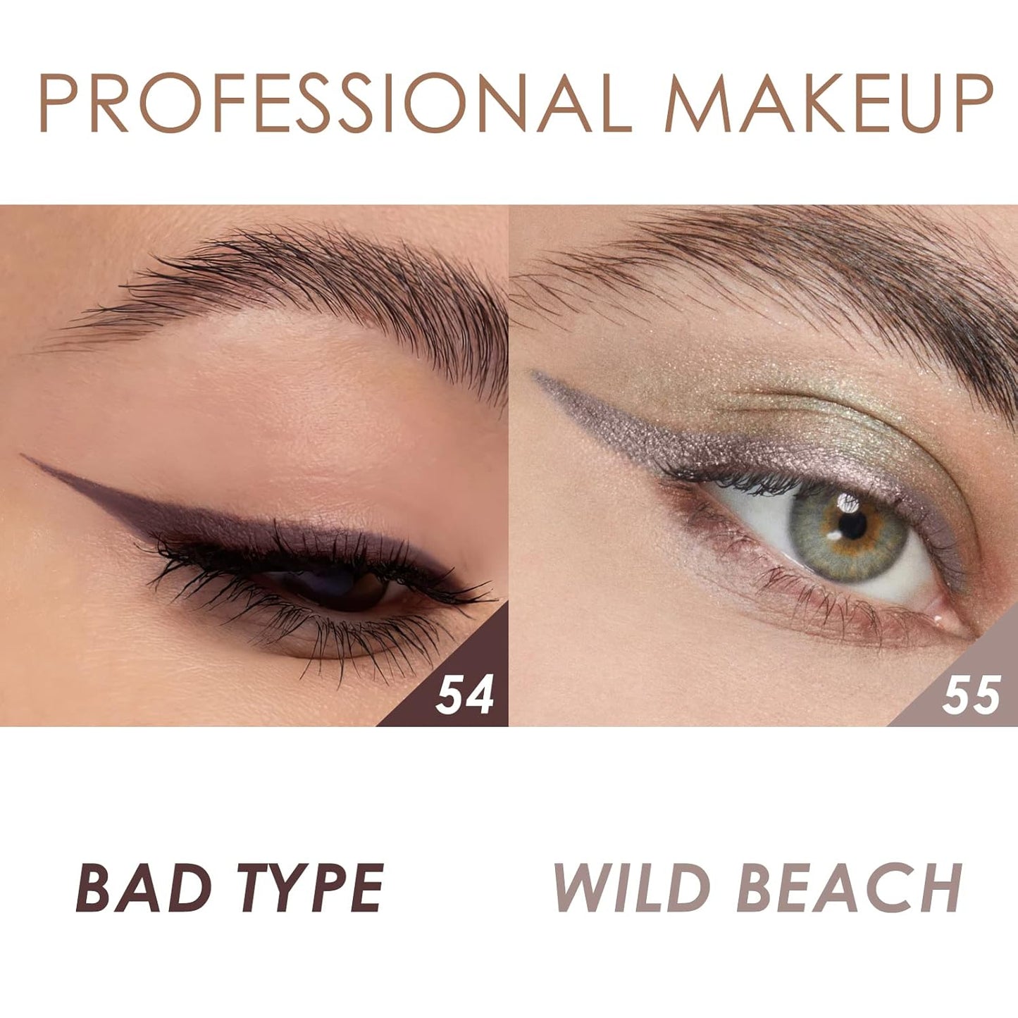 FOCALLURE 2 Pcs Cream Eyeshadow Stick,Brightener Eyeshadow Pencil Crayon,Highlighter Eye Shadow Stick Sets with Crease-proof Formula,Long Lasting Waterproof Eye Shadow Make Up,Nightingale