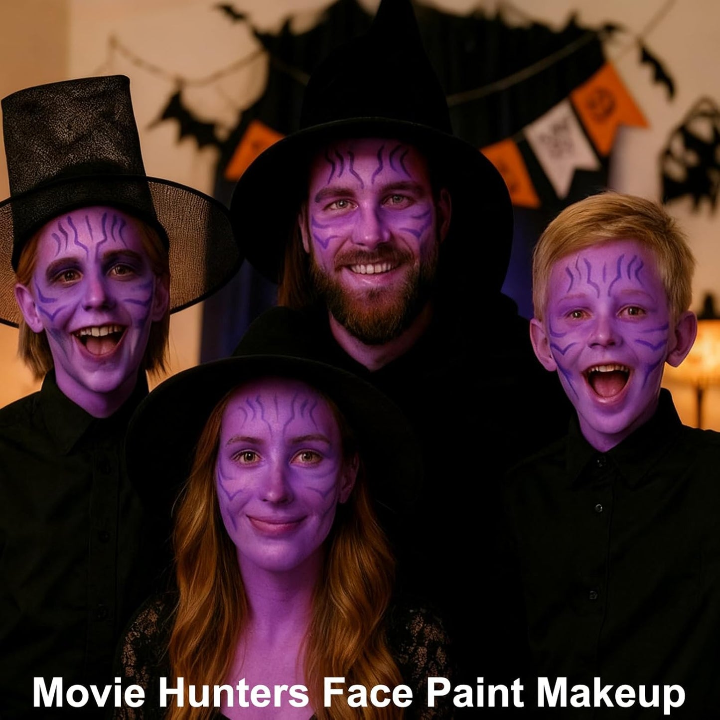 MEICOLY Dark Purple Face Body Paint Stick for Bruise Makeup,Purple Face Paint for Halloween SFX Ursula Cosplay Makeup,Waterproof Purple Eye Black Stick for Baseball Softball Football Lacrosse