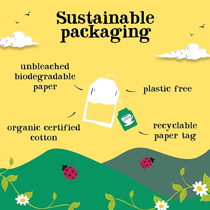 Clipper Tea Organic Spicy Chai Herbal Tea, Organic, Non-GMO, Caffeine Free British Tea, 6 Pack, 120 Unbleached Tea Bags