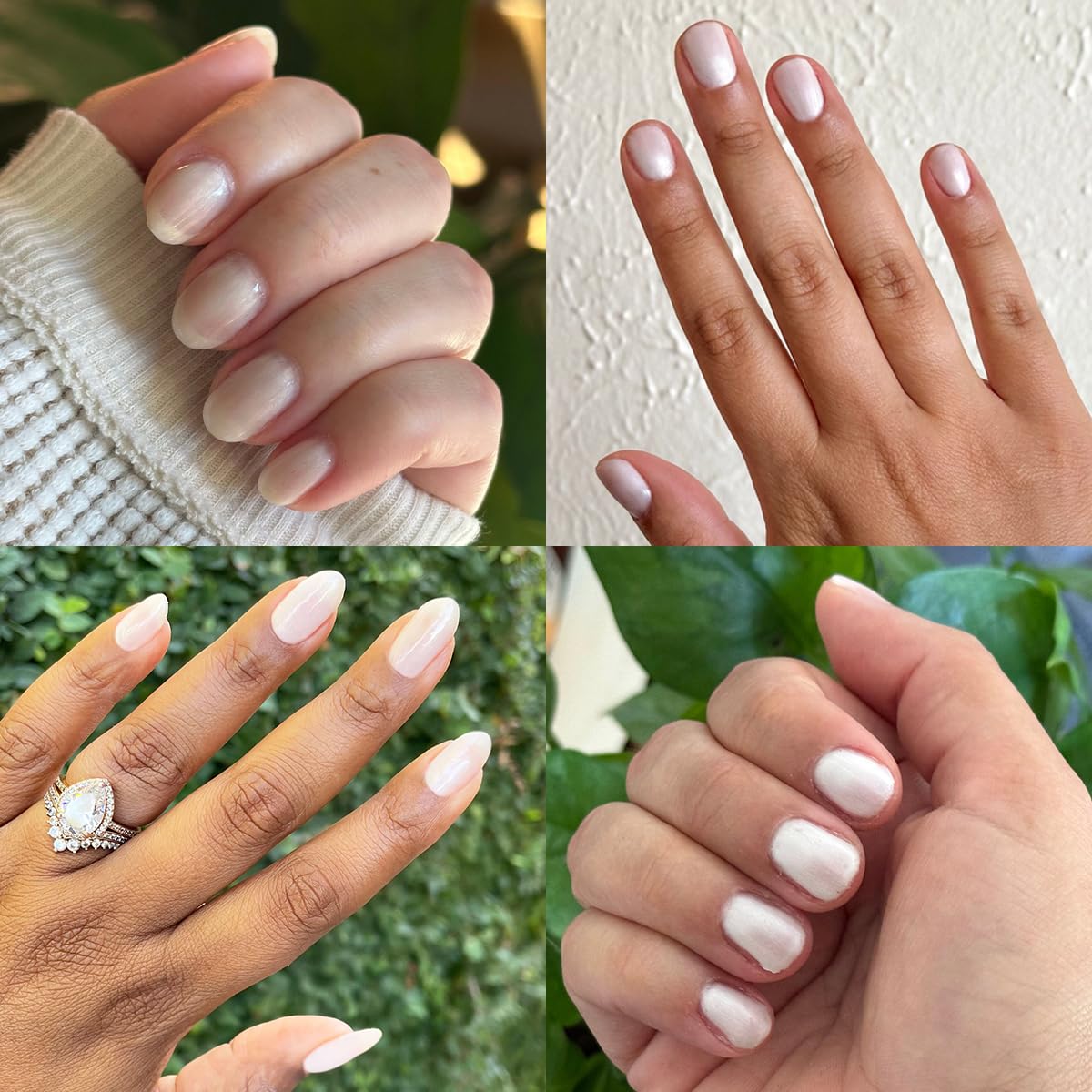 Olive & June Gel Polish | UV LED Nail Lamp Needed | Long Lasting Formula | Up to 21 Days of Wear | Damage-Free Removal | Salon-Quality Manicure, Pedicure at Home | Atlas | Pearly White
