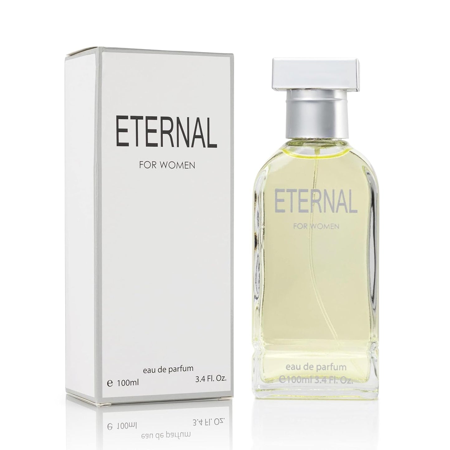 Eternal for Women - 3.4 Fluid Ounce Eau De Parfum Spray Refreshing Mix of Citrus Floral & Musk Fragrances Smell Fresh All Day Long Lovely Gift Occasions, Parfume for Women 100ml Bottle