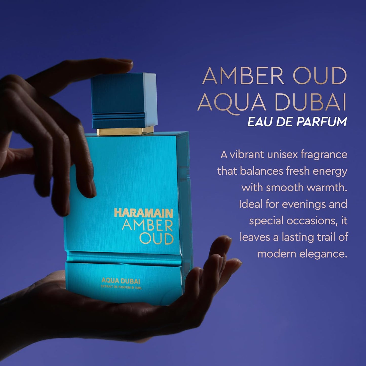 Al Haramain Amber Oud Eau de Parfum – Aqua Dubai – Oud Cologne with Atomizer – Men's Perfume for Men: Bergamot, Green Notes, Mandarin, Melon, Pineapple, Amber, Vanilla, Musk, Mens Fragrances (2.5 oz)