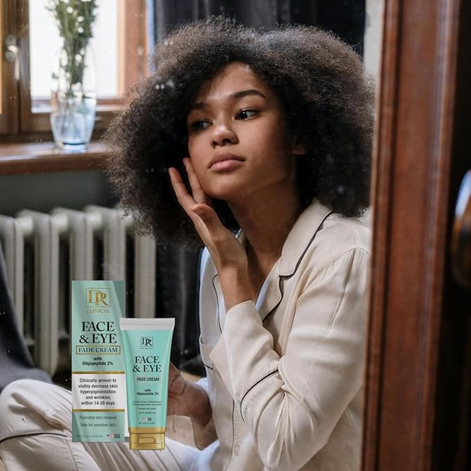 Daggett & Ramsdell Face and Eye Fade Cream with Oligopeptide 2% 4 oz. - Hyperpigmentation and Wrinkle Treatment, Safe for Sensitive Skin