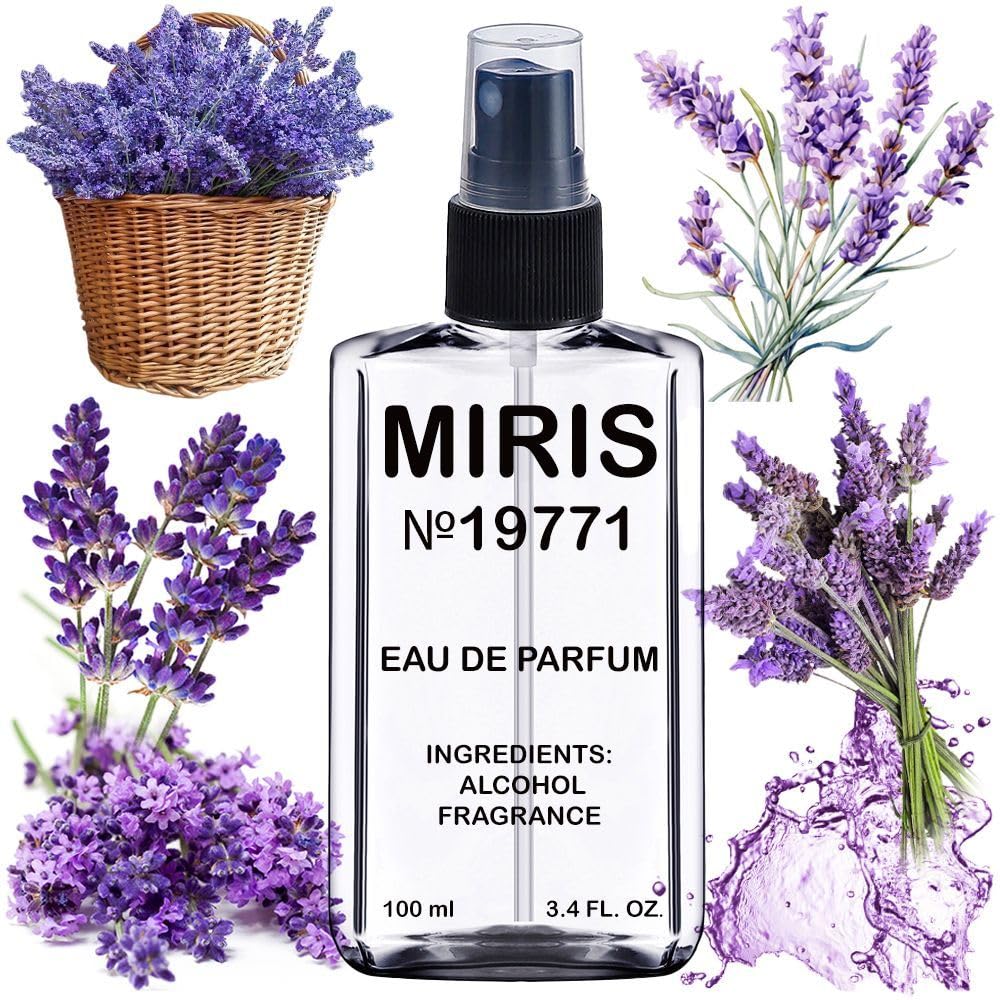MIRIS No. 19771 Lavender Breeze, Long-Lasting Unisex Eau de Parfum for Women & Men, Spray 3.4 Fl Oz / 100 ml