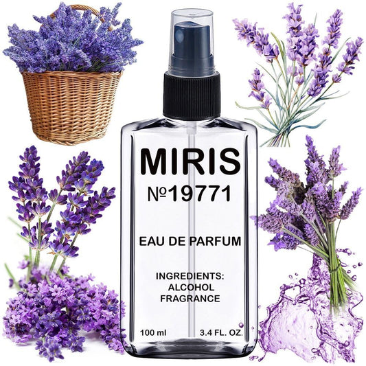 MIRIS No. 19771 Lavender Breeze, Long-Lasting Unisex Eau de Parfum for Women & Men, Spray 3.4 Fl Oz / 100 ml