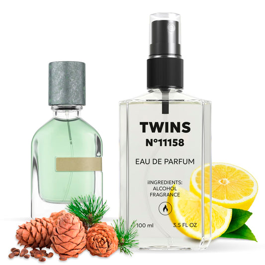 TWINS Impression of Megamare | Unisex Perfume for Women and Men Eau de Parfum | No.11158 | 3.4 Fl Oz / 100 ml