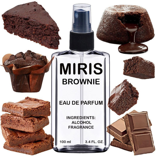 MIRIS Brownie, Long-Lasting Unisex Eau de Parfum for Women & Men, Spray 3.4 Fl Oz / 100 ml