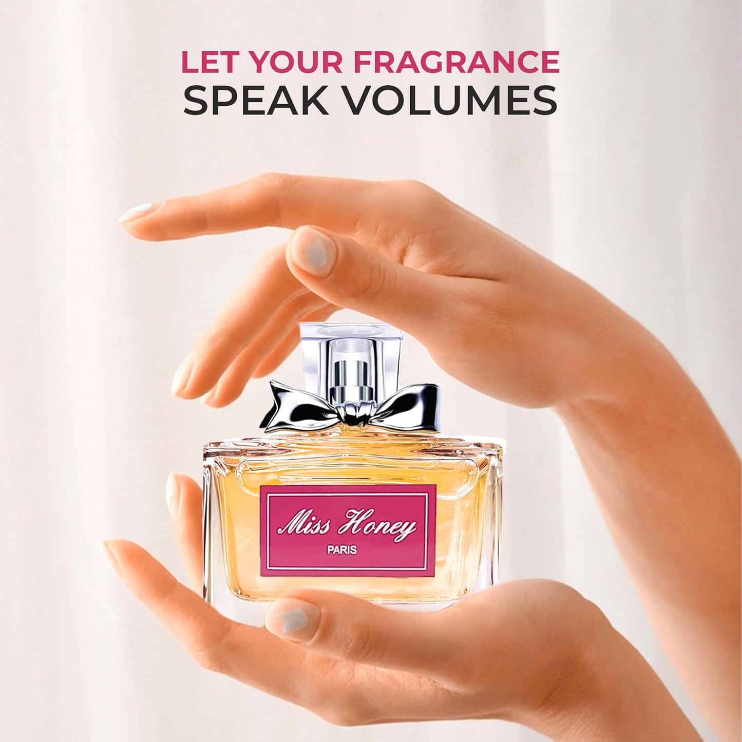 Women Mis Honey Perfume,Natural Spray Fragrance for Women Sweet Scent Eau De Parfum 3.4 Fl Oz