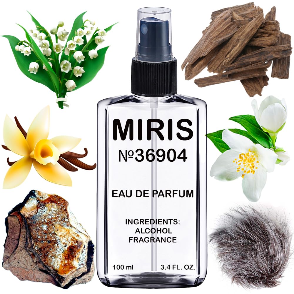 MIRIS No. 36904, Inspired by Dionisio, Long-Lasting Unisex Eau de Parfum for Women & Men, Spray 3.4 Fl Oz / 100 ml