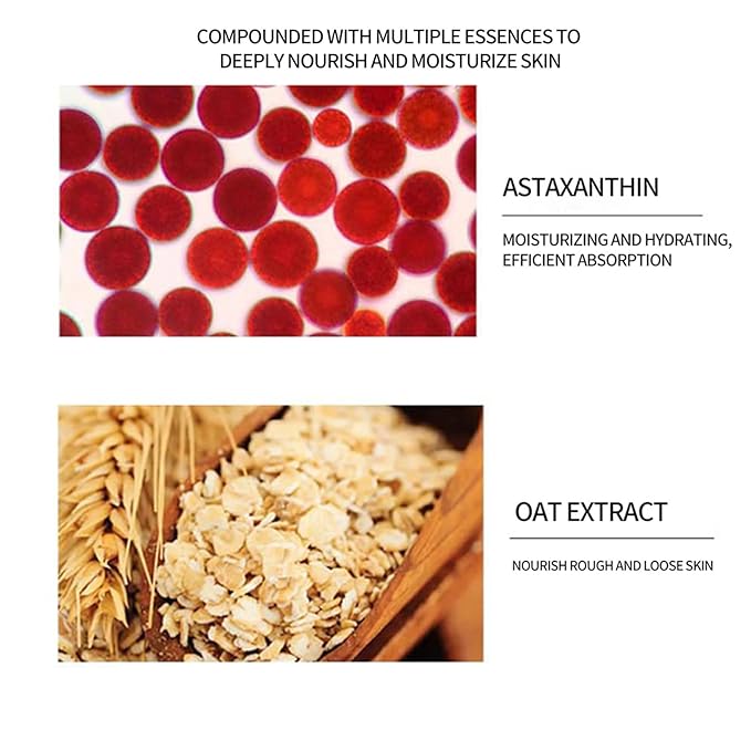 BLUE LOVE 1PC Astaxanthin Eye Serum - Reduces Dark Circles & Puffiness, Anti-Aging Formula Targets Wrinkles, Hydrating for Puffy Bags, Fast Absorbing & Moisturizing