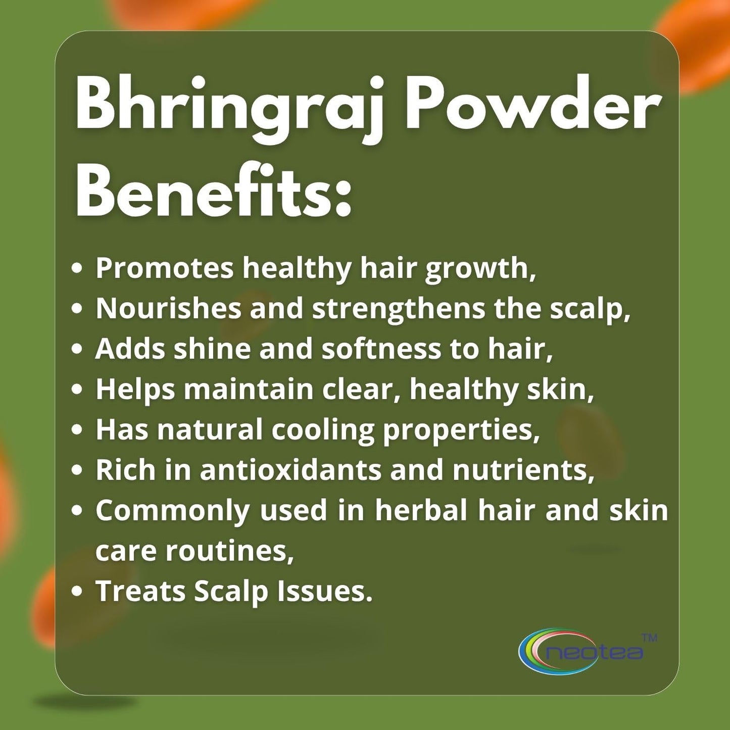 Neotea Eclipta Prostrata | Karisalai | Karisalankanni | Bhringraj powder | False Daisy Powder | Hair Growth | Organic Herbal Powder for Beautiful Hair 100% Natural 300 GM