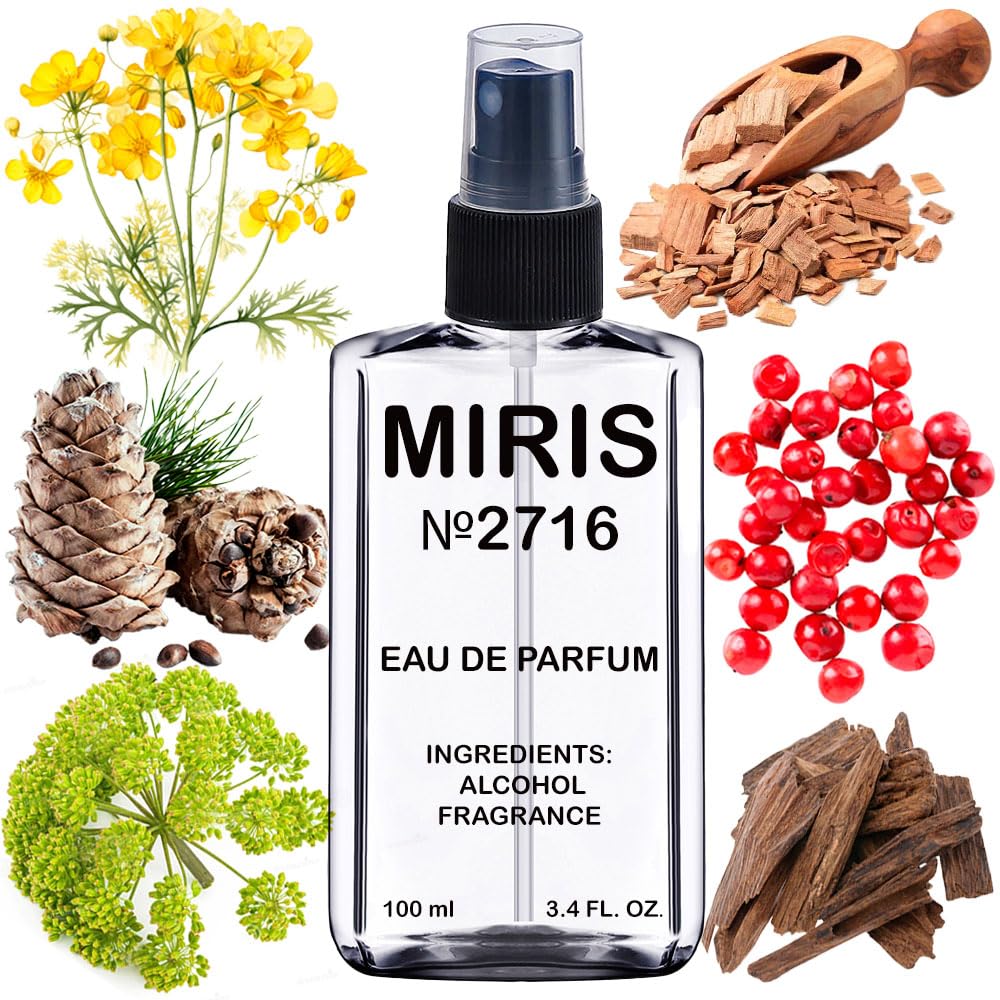MIRIS No. 2716, Inspired by Royal Oud, Long-Lasting Unisex Eau de Parfum for Women & Men, Spray 3.4 Fl Oz / 100 ml