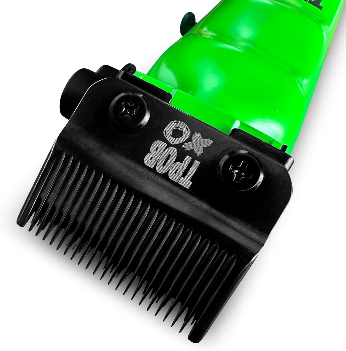 TPOB X Digital Brushless 6800rpm Metal Professional Hair Clippers for Men, XO Combination Fade/Taper Blade Cordless Rechargeable Clippers (X Clipper Green)