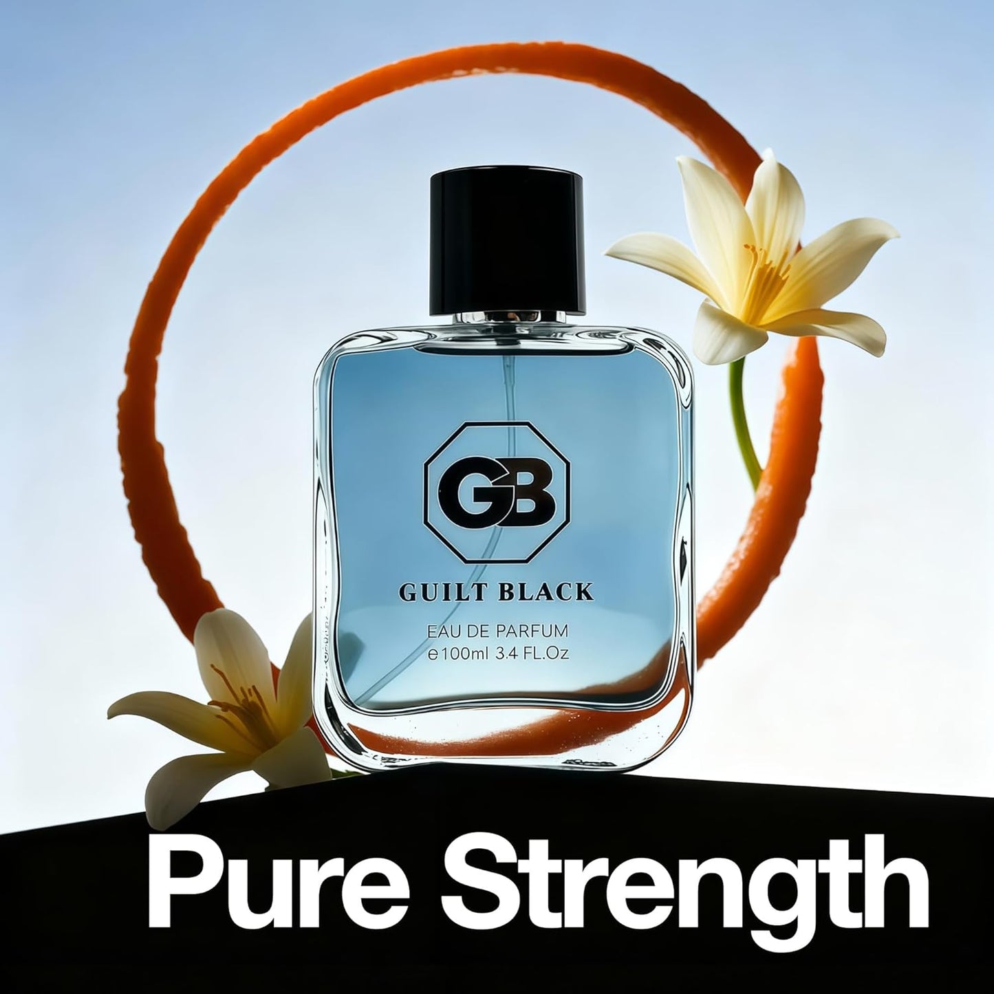 Cologne for Men Guilt Black Natural Spray Classic Long Lasting Scent Wonderful Fragrance Gift Eau De Toilette Men Perfume for Daily Use 3.4 Fluid Ounce