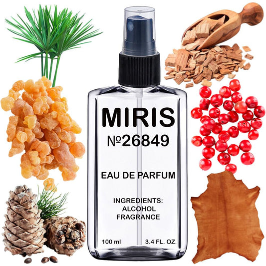MIRIS No. 26849, Inspired by Gu Pour Homme 2003, Long-Lasting Eau de Parfum for Men, Spray 3.4 Fl Oz / 100 ml