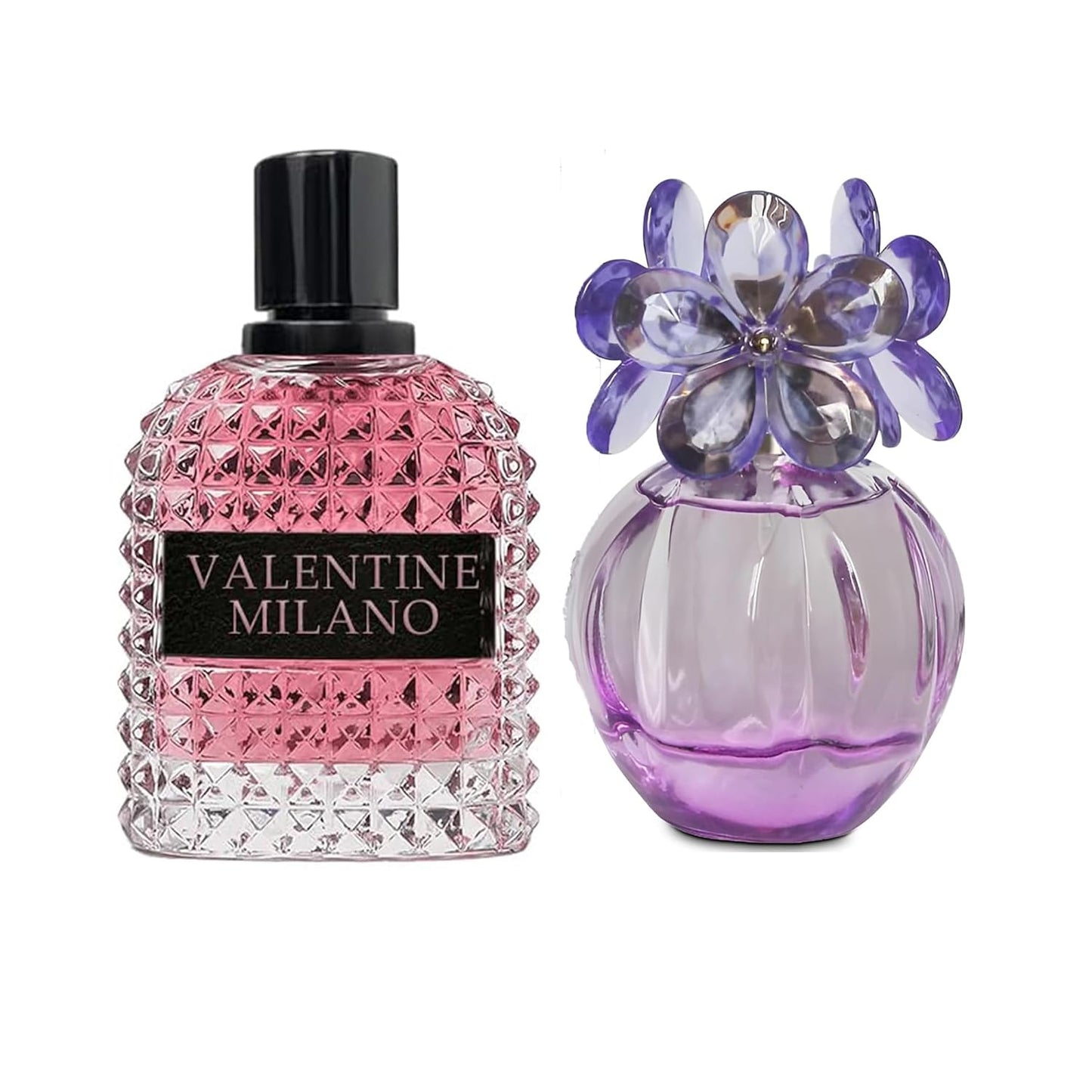 Women's Perfume Combo Set Milano Women&Daicy Blue Floral Fruity Fragrance Eau De Parfum Elegant 100ml Bottle Natural Spray Each for Daily Used