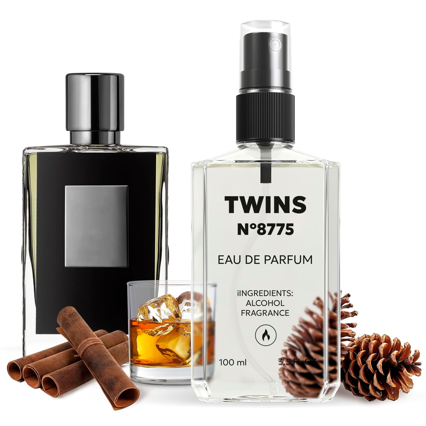 TWINS Impression of Dark Lord | Perfume for Men Eau de Parfum | No.8775 | 3.4 Fl Oz / 100 ml