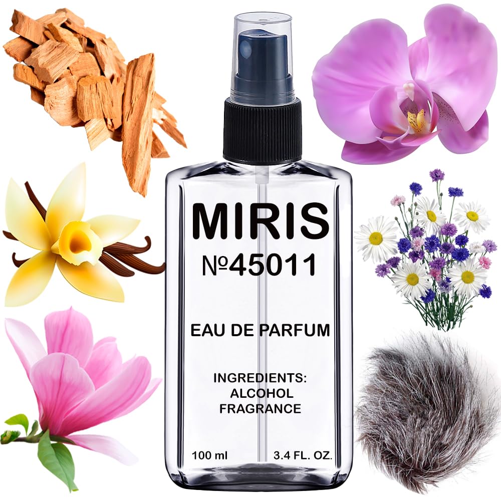 MIRIS No. 45011, Inspired by Molecu 070 07, Long-Lasting Unisex Eau de Parfum for Women & Men, Spray 3.4 Fl Oz / 100 ml