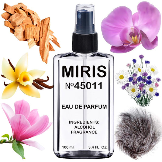 MIRIS No. 45011, Inspired by Molecu 070 07, Long-Lasting Unisex Eau de Parfum for Women & Men, Spray 3.4 Fl Oz / 100 ml