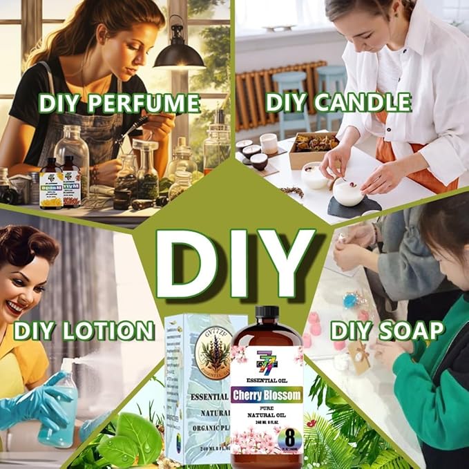 Magnolia Essential Oil (8 oz/240 ml) - Magnolia Oils Used in diffusers, humidifiers, Home Baths, Cleaning Products, Yoga, DIY Soaps and DIY Scented Candles