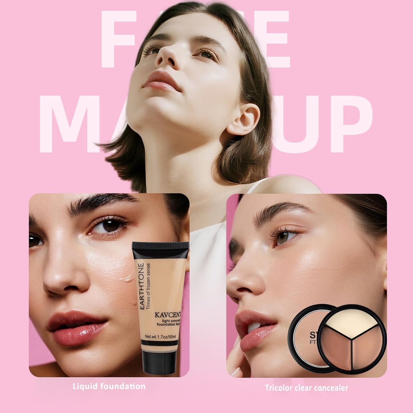 Makeup Set for Teens Women Makeup Kit for Women full Kit Makeup Gift Set for Teen Girls Christmas Eyeshadow Palette Teenagers Makeup Kits for Teens 13-15