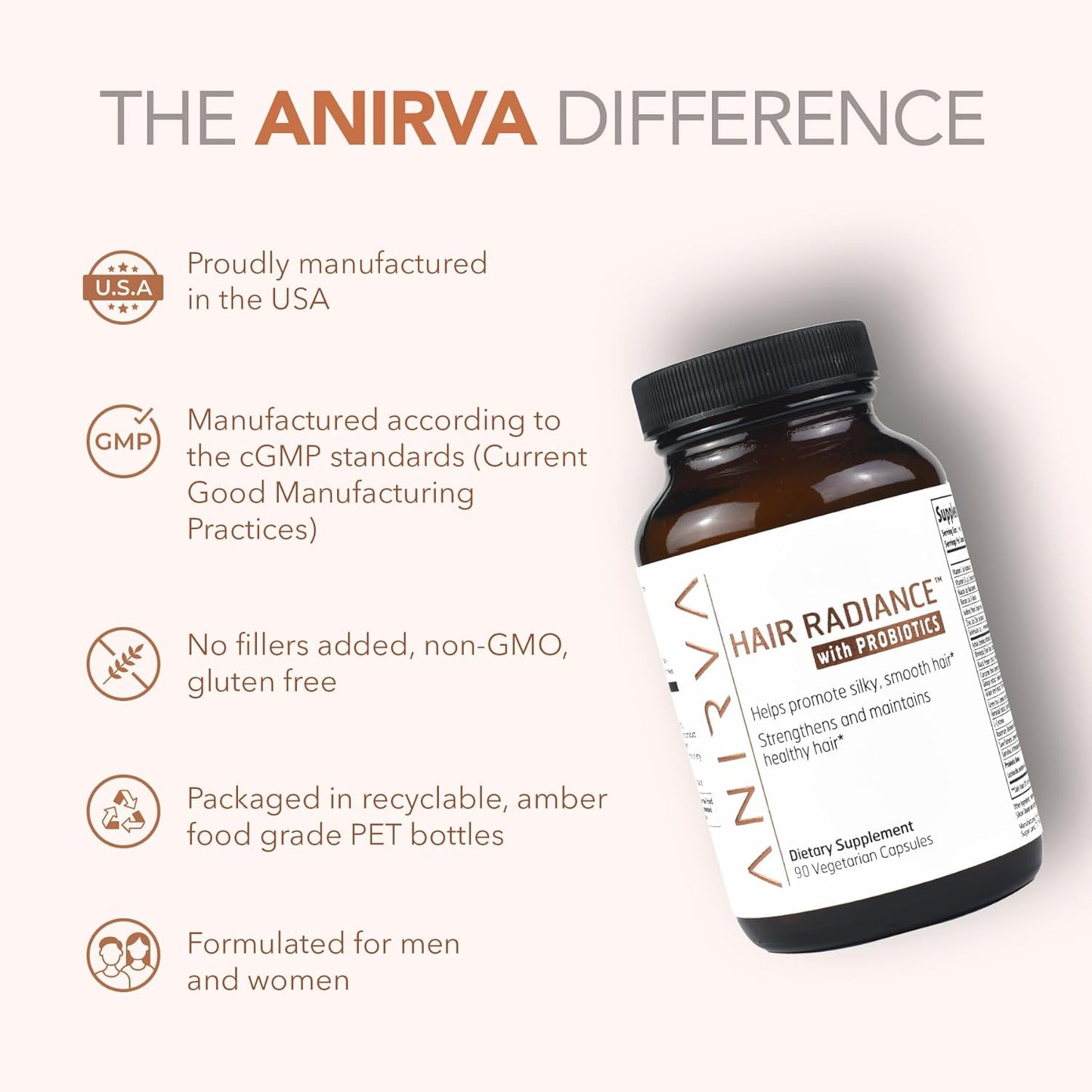 Premium Hair Growth Vitamin with Biotin, Horse Tail Extract & 20 Ingredients for Thicker, Stronger Hair and Healthy Scalp