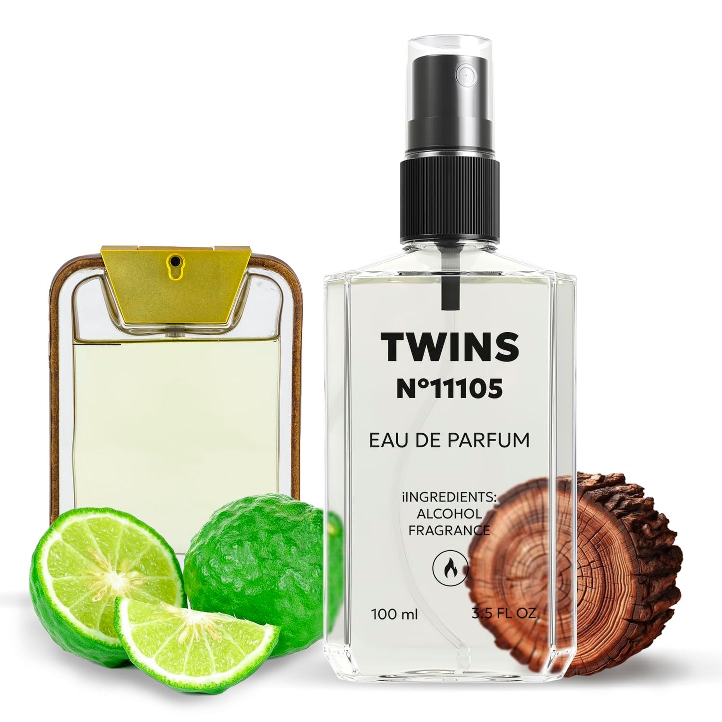 TWINS Impression of My Land | Perfume for Men Eau de Parfum | No.11105 | 3.4 Fl Oz / 100 ml