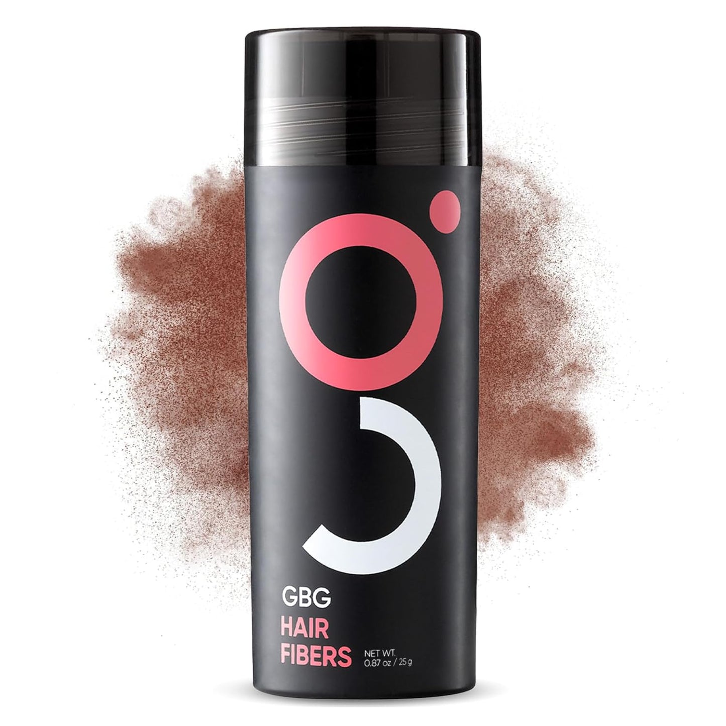 GBG Hair Fibers for Thinning Hair & Bald Spots (Auburn) - 25g Bottle - Conceals Hair Loss - Instant Cover Up & Volume in 30 Seconds, Hair Powder for Women & Men - Cruelty Free