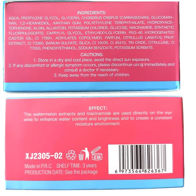 Elitzia 30 Pairs Eye Masks Skin Care Under Eye Mask Hydrogel Eye Patches Moisture Gel Under Eye Patches Reduce Dark Circles Wrinkles for Puffy Eyes Women and Men Home Use ETXJ230502