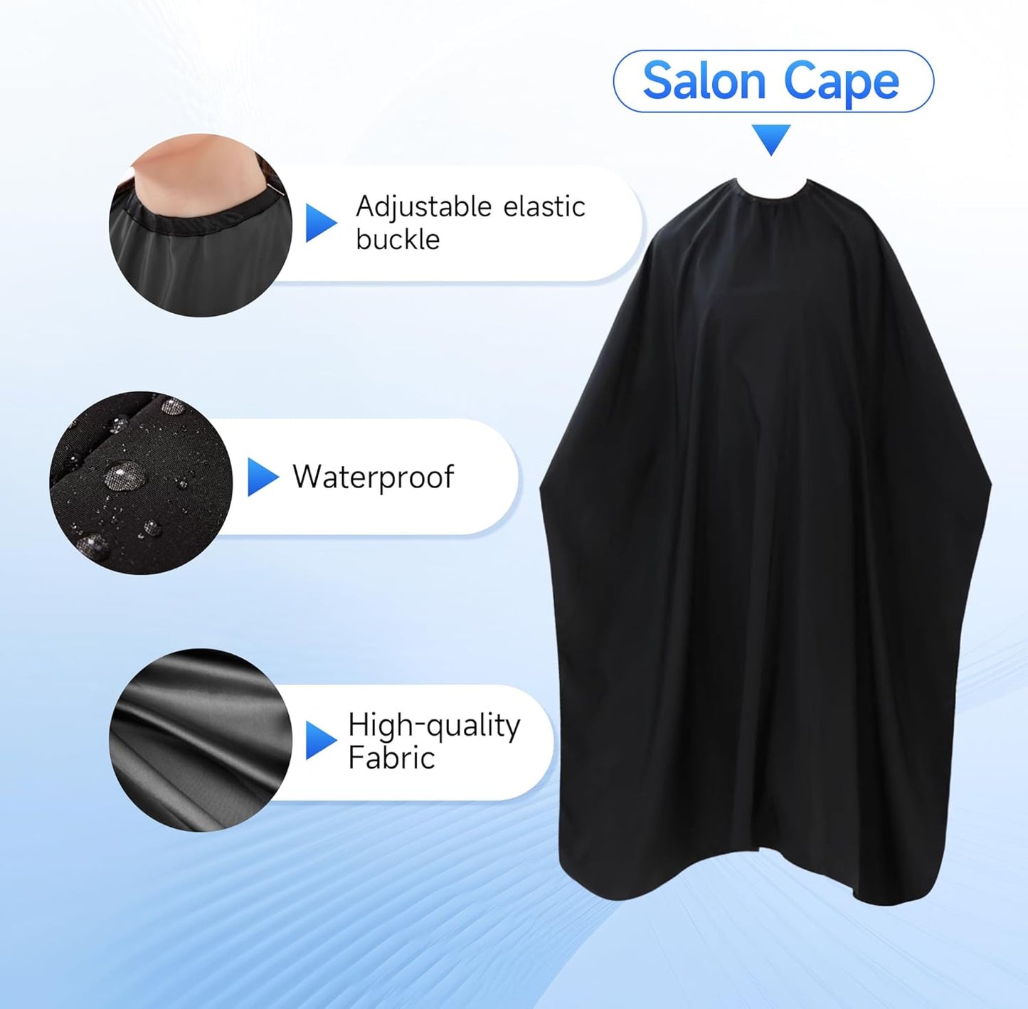 Fenice Peak 5.5'' Hair Cutting Scissors Set, Professional 440C Stainless Steel Barber Shears Kit with Cutting & Thinning Scissors, 9 PCS Hairdressing Tools for Men Women Salon Home Use