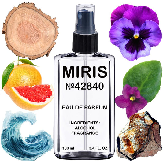 MIRIS No. 42840, Inspired by Invitus Aqua 2018, Long-Lasting Eau de Parfum for Men, Spray 3.4 Fl Oz / 100 ml