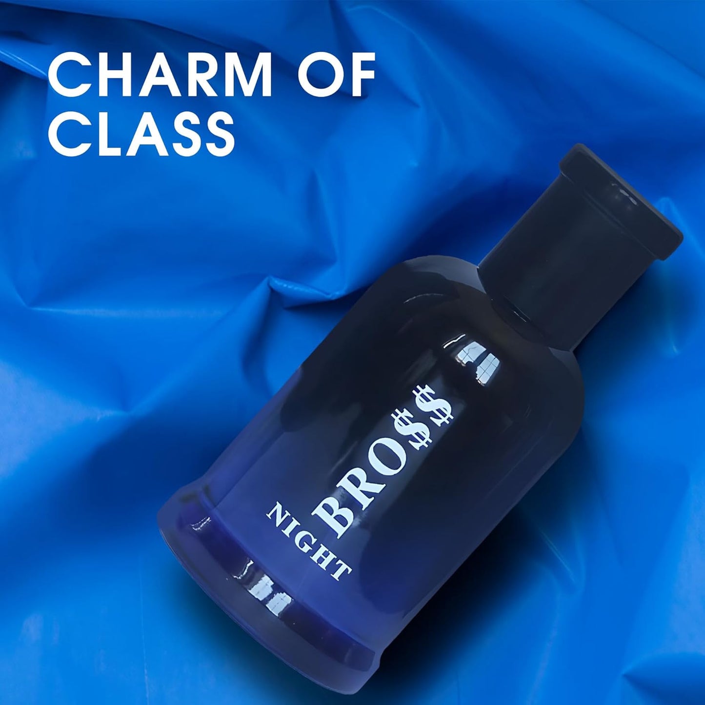 Bross Night Men's Cologne–Timeless & Refined Scent With Citrus, Spices, And Woody Notes – Elegant Long Lasting Fragrance 3.4Fl Oz For Daily Used