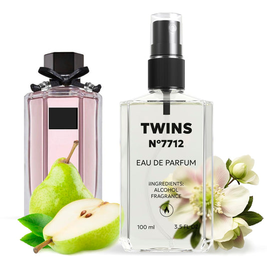 TWINS Impression of Gorgeous Gardenia | Perfume for Women Eau de Parfum | No.7712 | 3.4 Fl Oz / 100 ml
