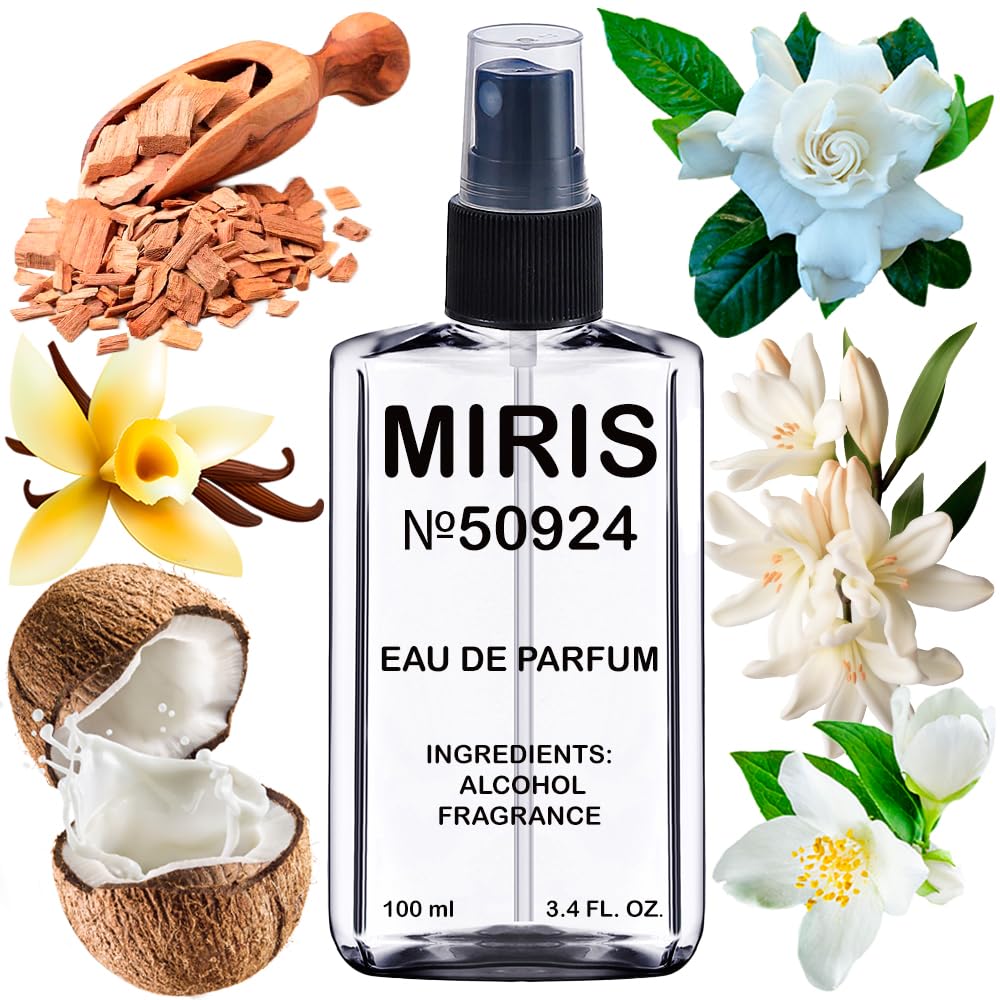MIRIS No. 50924, Inspired by Utopia Vanilla Coco 21, Long-Lasting Eau de Parfum for Women, Spray 3.4 Fl Oz / 100 ml