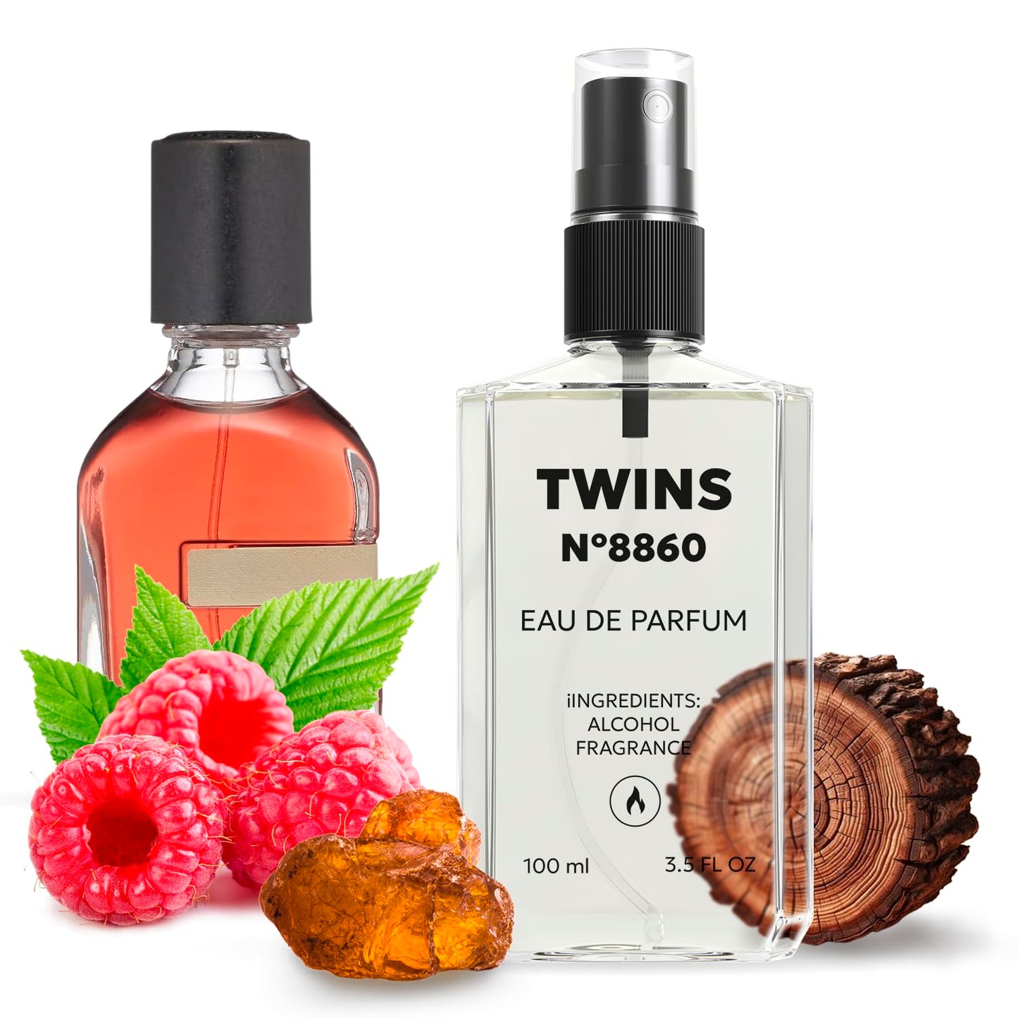 TWINS Impression of Terroni | Unisex Perfume for Women and Men Eau de Parfum | No.8860 | 3.4 Fl Oz / 100 ml