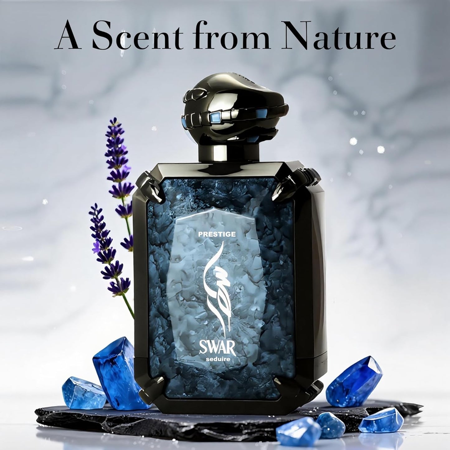 SWAR SEDUIRE Cologne for Men | Warm Spicy Gourmand Eau de Parfum | 100ml Long Lasting Perfume with Cinnamon, Oud, Vanilla & Leather | Rich Seductive Scent