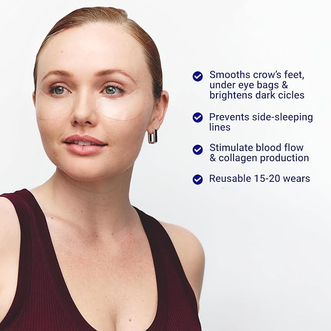 Wrinkles Schminkles Facial Smoothing Set | Mouth & Lip 2-Pack | Eye Wrinkle Patches 3-Pairs | Forehead Wrinkle Patches 2-Pack | Reusable Hypoallergenic Silicone Smoothing Pads