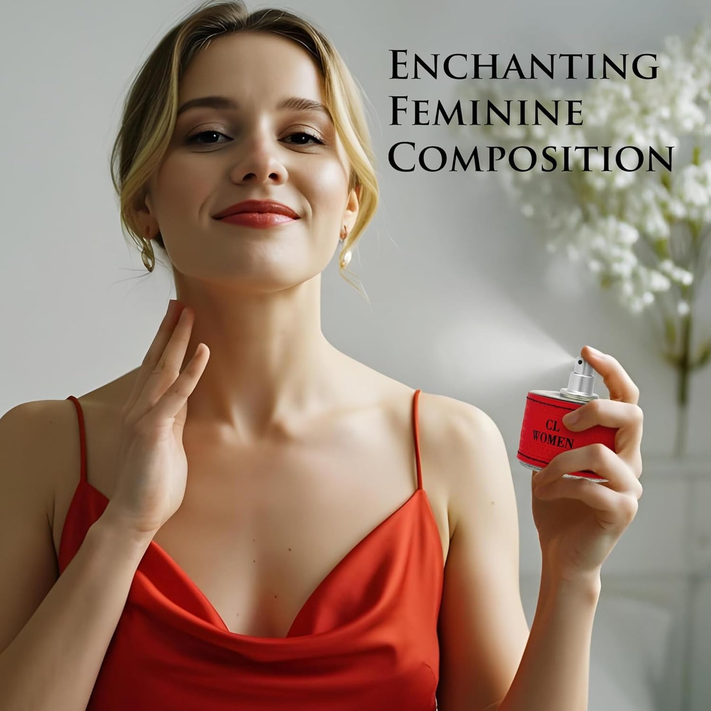 CL for Women Eau De Parfum- Oriental Floral Fragrance - Oriental Floral Fragrance - Top Notes of Amalfi Lemon, Bergamot & Grapefruit - Rose, Orange & Jasmine as Mid Scents - Elegant 100ml Bottle