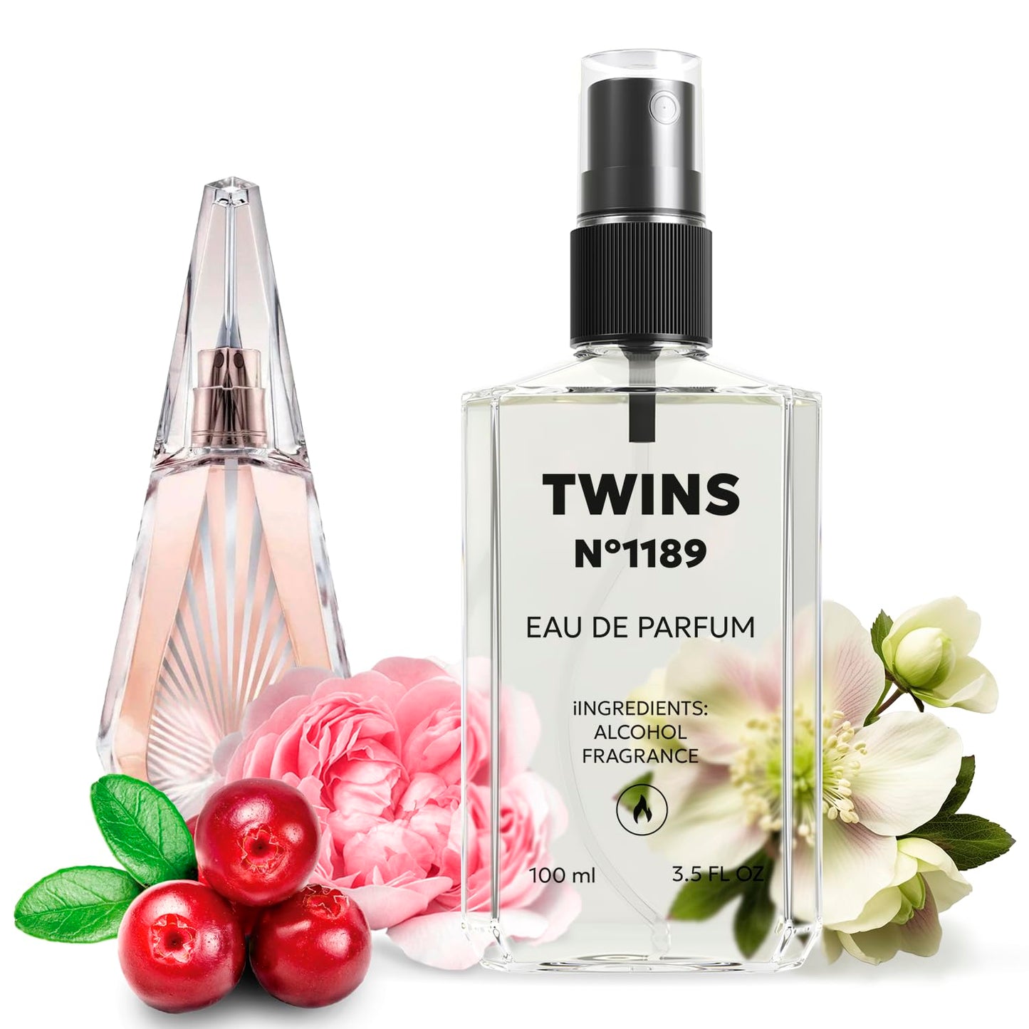 TWINS Impression of An. ou Demon Le Secret | Perfume for Women Eau de Parfum | No.1189 | 3.4 Fl Oz / 100 ml